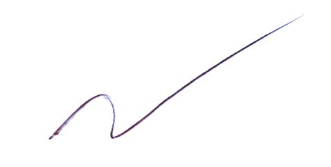 CFO/CE Matt Cook's signature