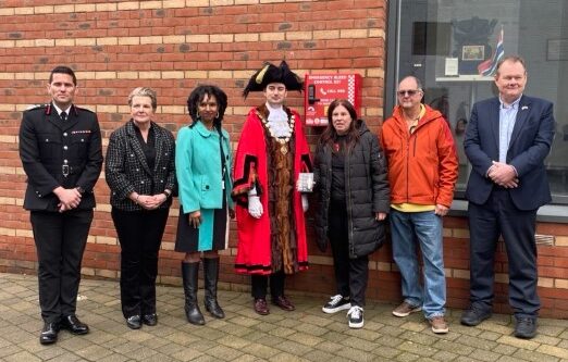 Temple fire stations bleed kit unveiling.