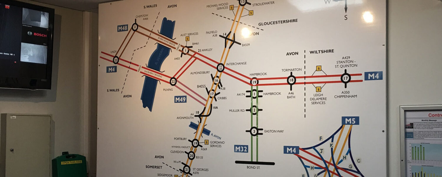 Picture of a training map in control