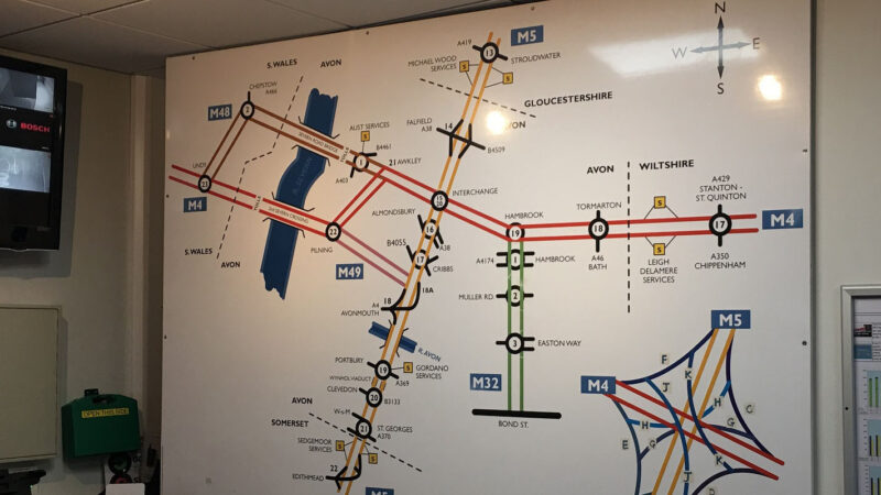 Picture of a training map in control