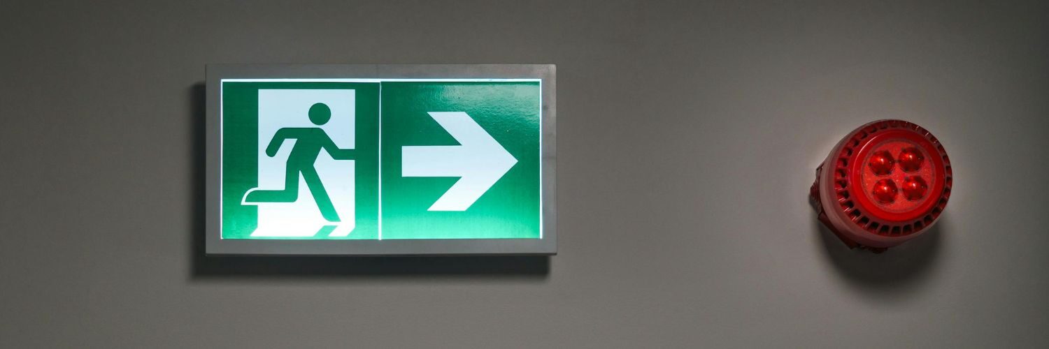 fire exit sign
