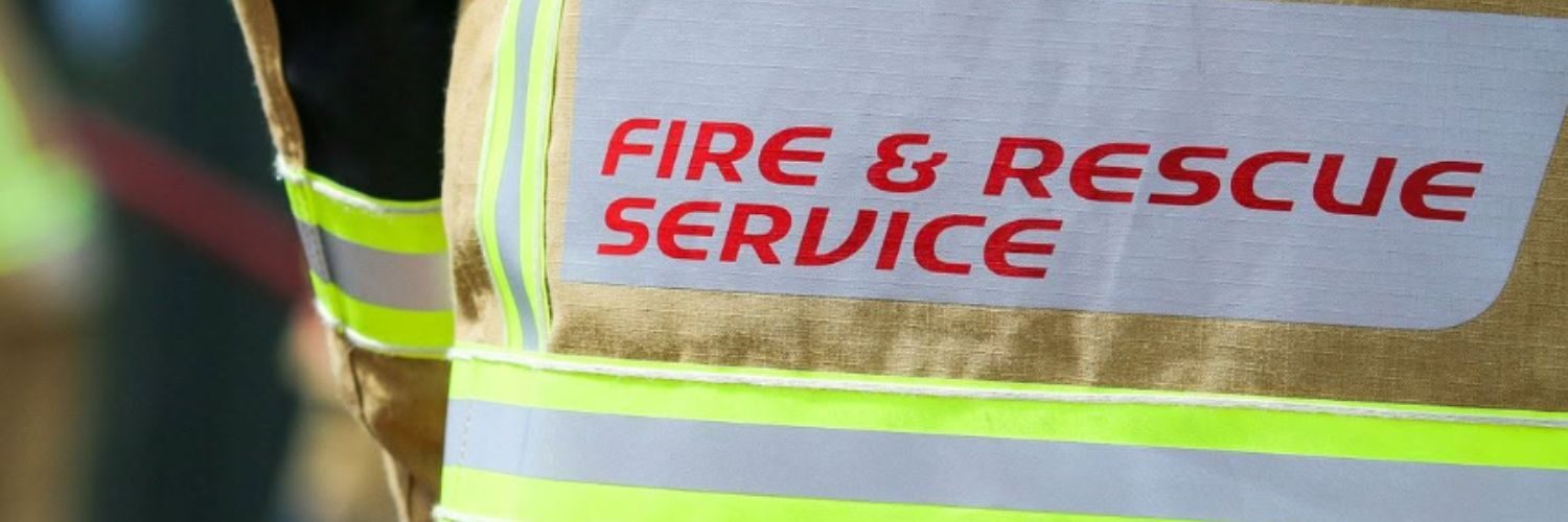 An image of Avon fire and rescue service logo on uniform