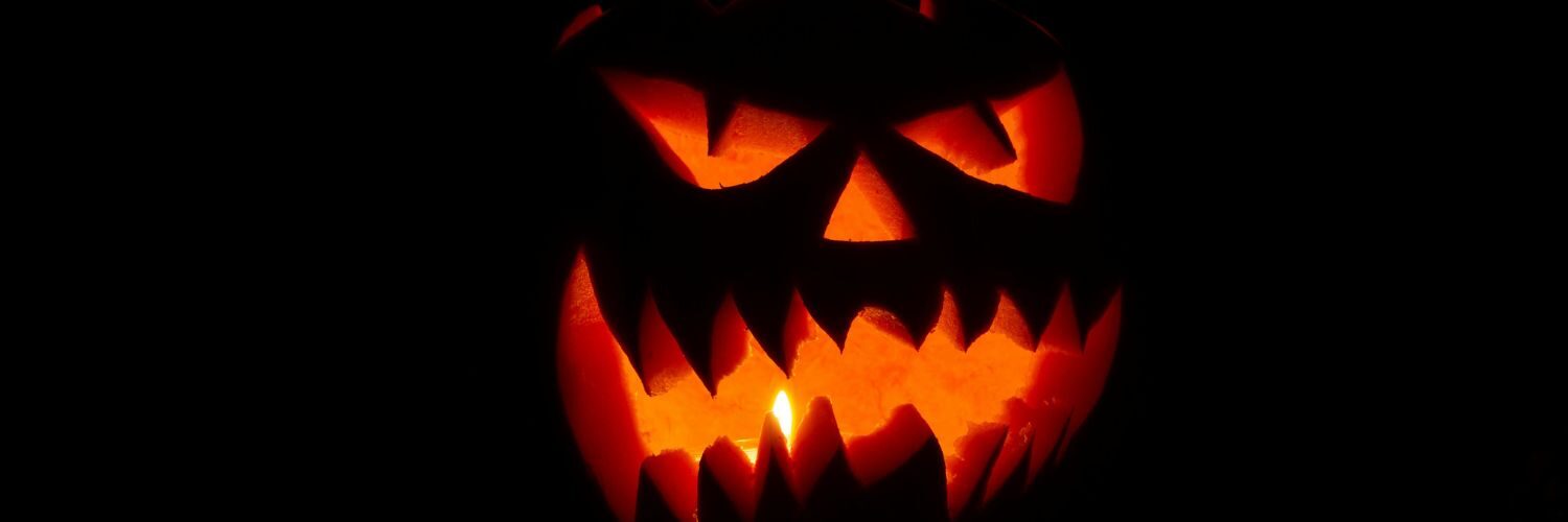 Image of scary carved pumpkin