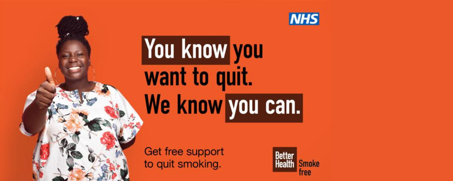no smoking day graphic featuring 'you want to quit, we know you can'